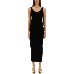 STRETCH WOOL BLEND CAMISOLE DRESS