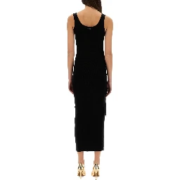 STRETCH WOOL BLEND CAMISOLE DRESS