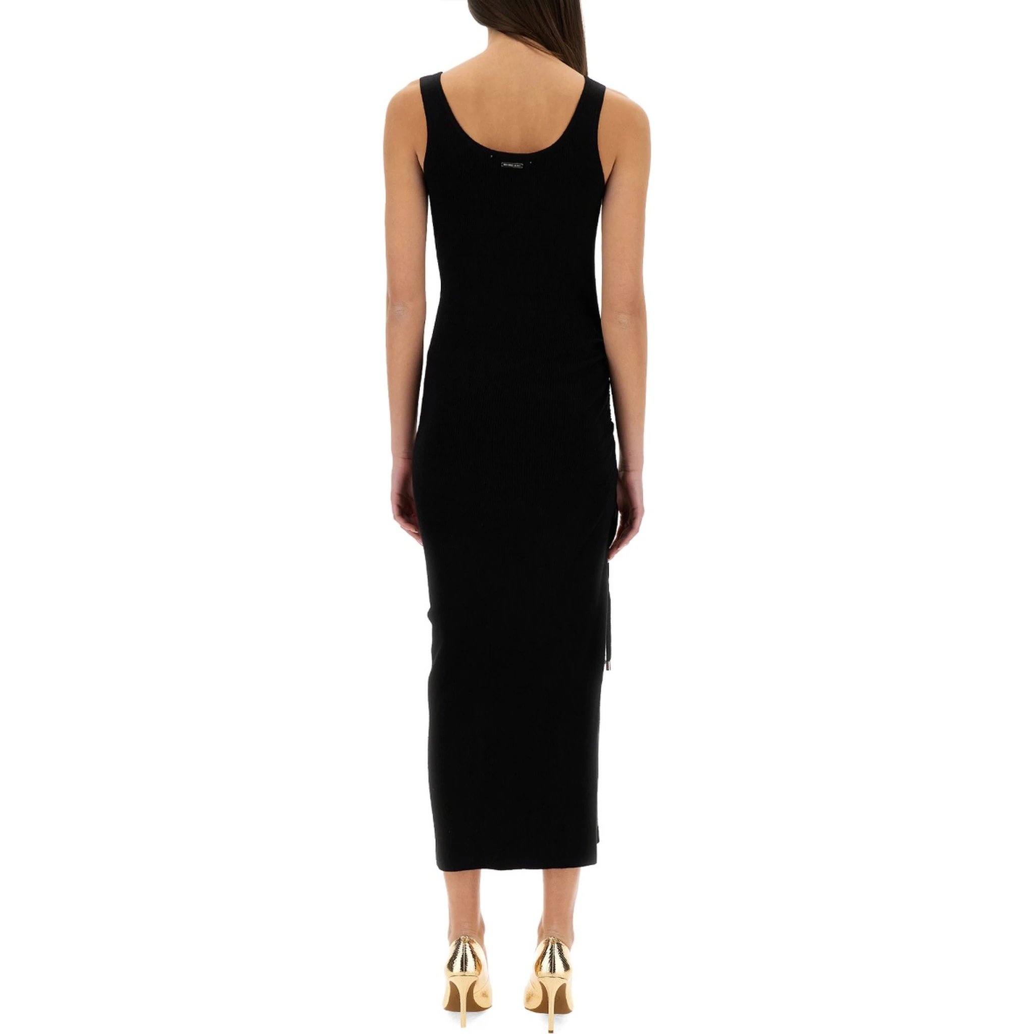 STRETCH WOOL BLEND CAMISOLE DRESS