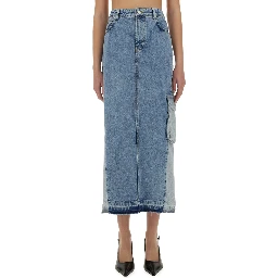 LONG DENIM SKIRT
