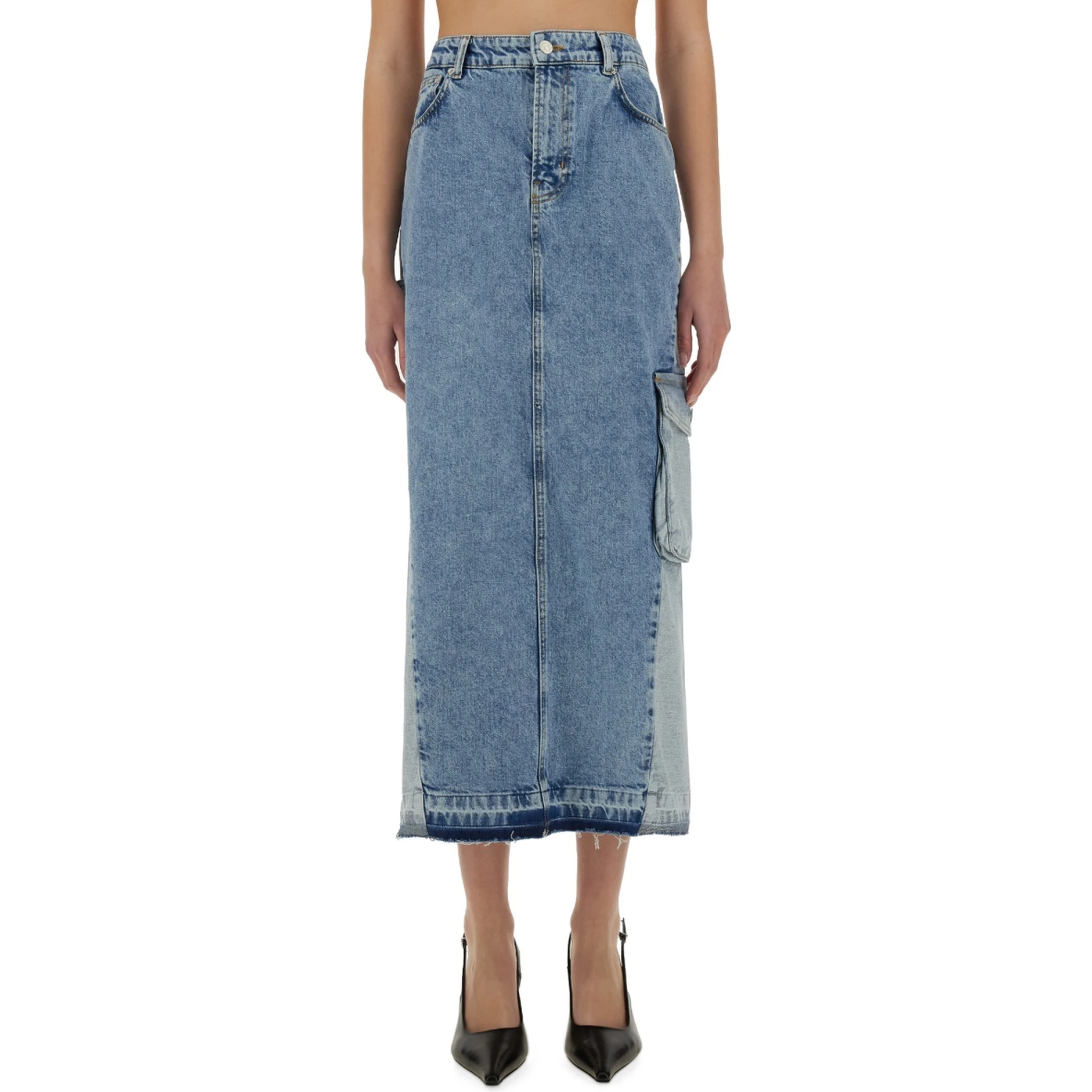 LONG DENIM SKIRT