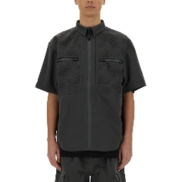 LASER CUT SHORT SLEEVE SHIRT