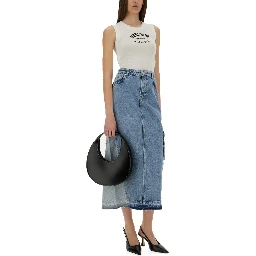 LONG DENIM SKIRT