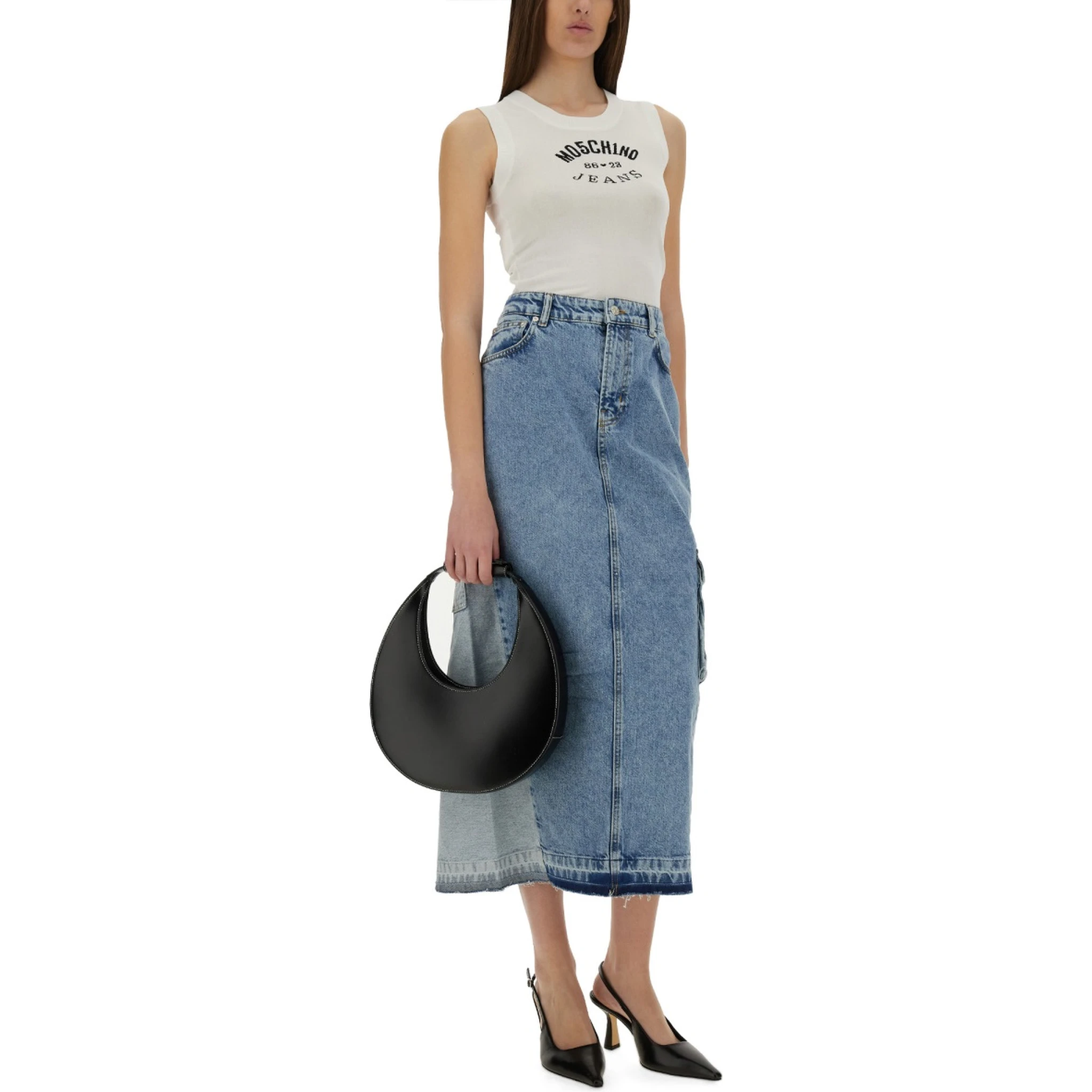 LONG DENIM SKIRT