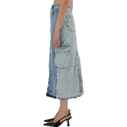 LONG DENIM SKIRT
