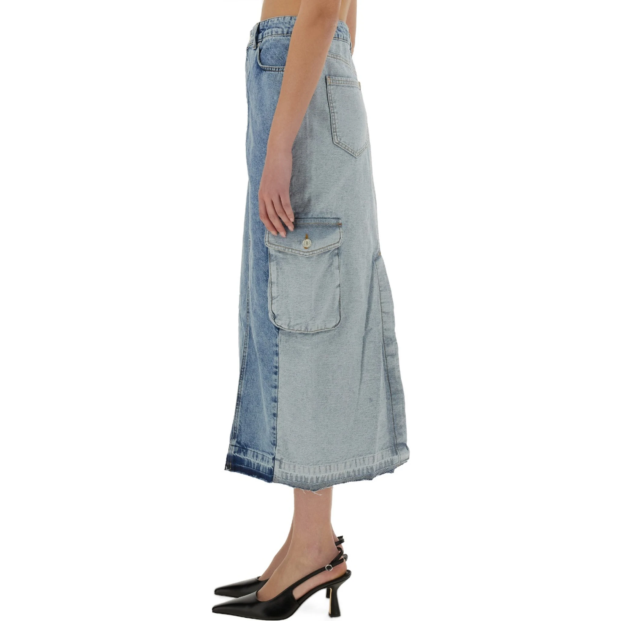 LONG DENIM SKIRT