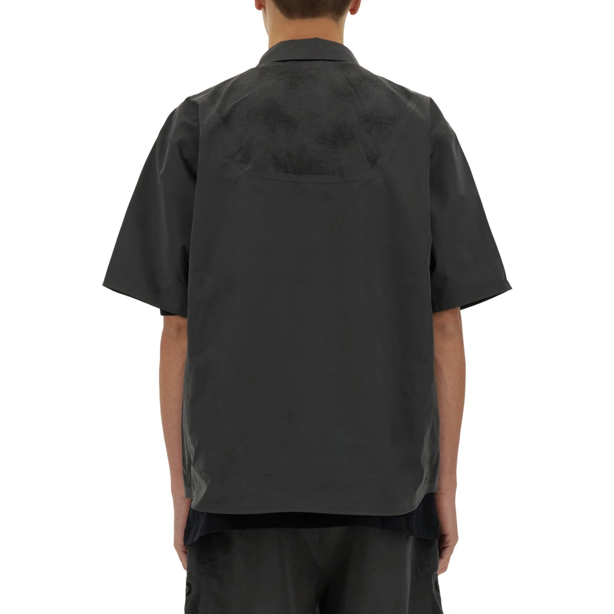 LASER CUT SHORT SLEEVE SHIRT