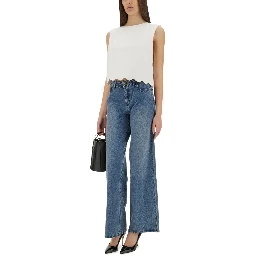 SHORT POPLIN TOP