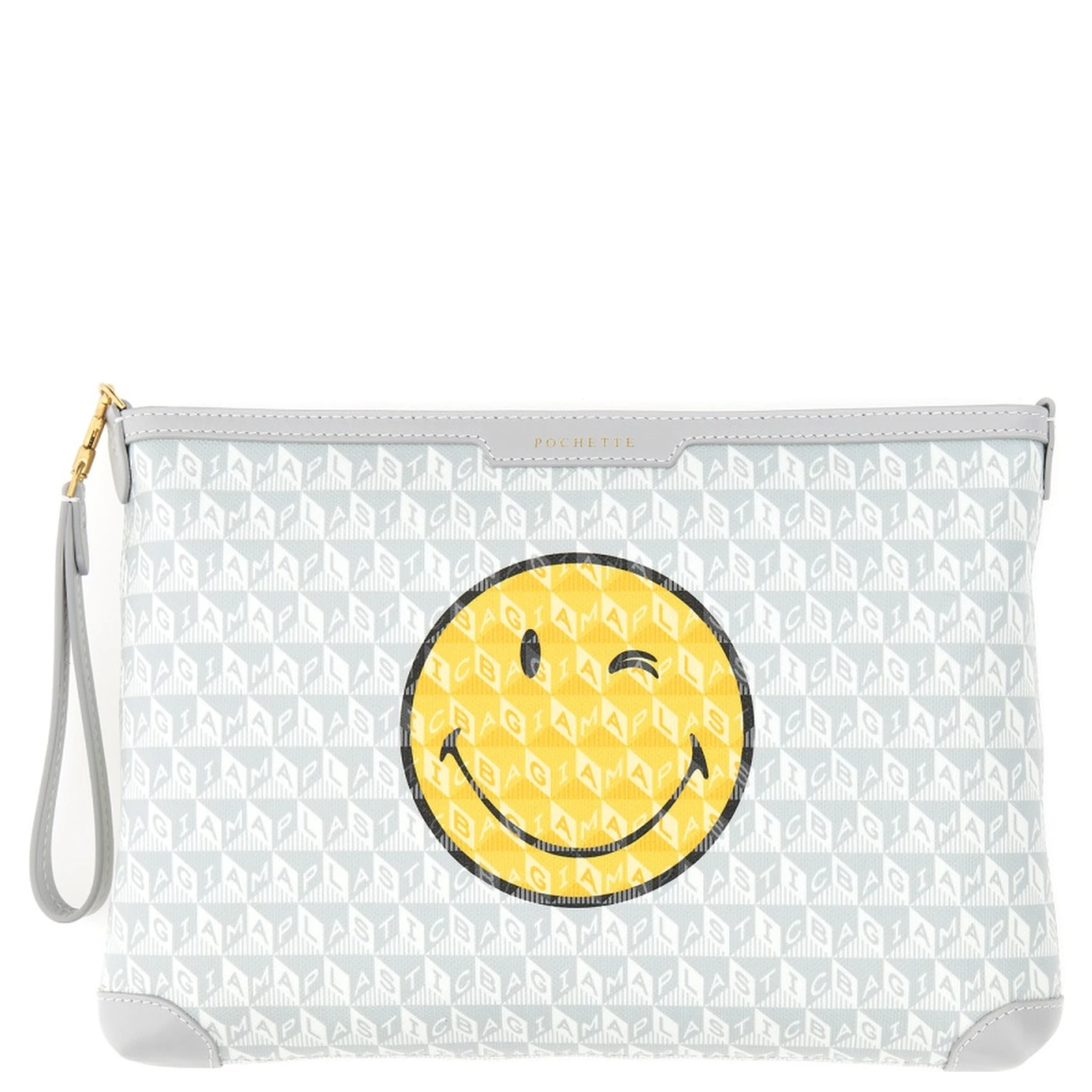 I AM PLASTIC BAG CLUTCH