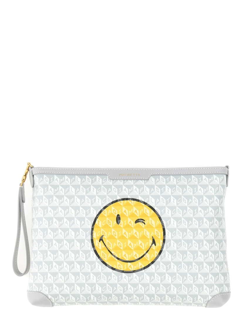 I AM PLASTIC BAG CLUTCH