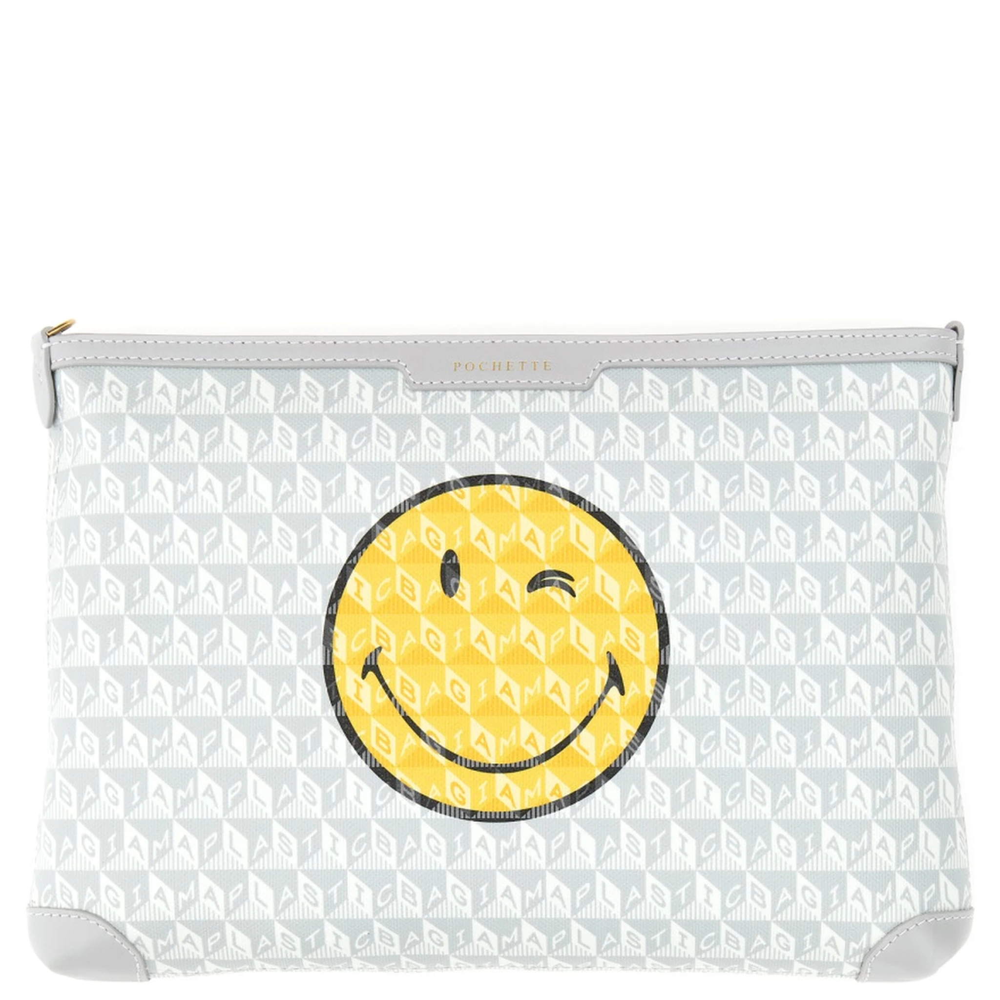 I AM PLASTIC BAG CLUTCH