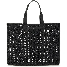 WOVEN MESH SHOPPING BAG