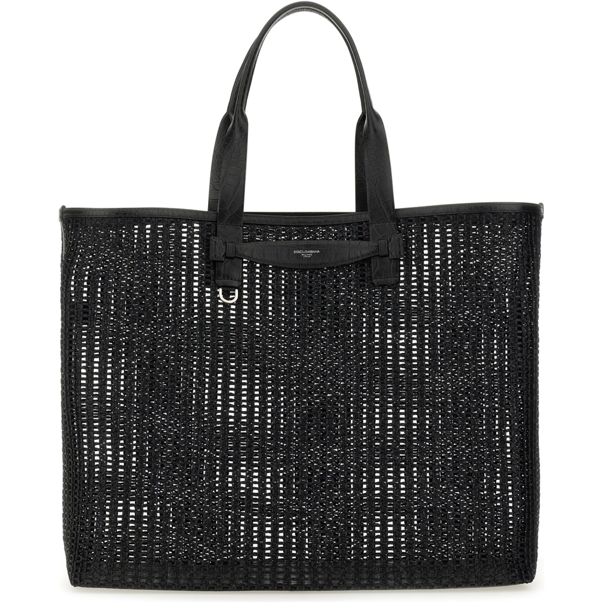 WOVEN MESH SHOPPING BAG