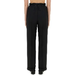 WOOL AND MOHAIR PANTS