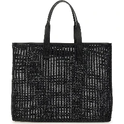 WOVEN MESH SHOPPING BAG