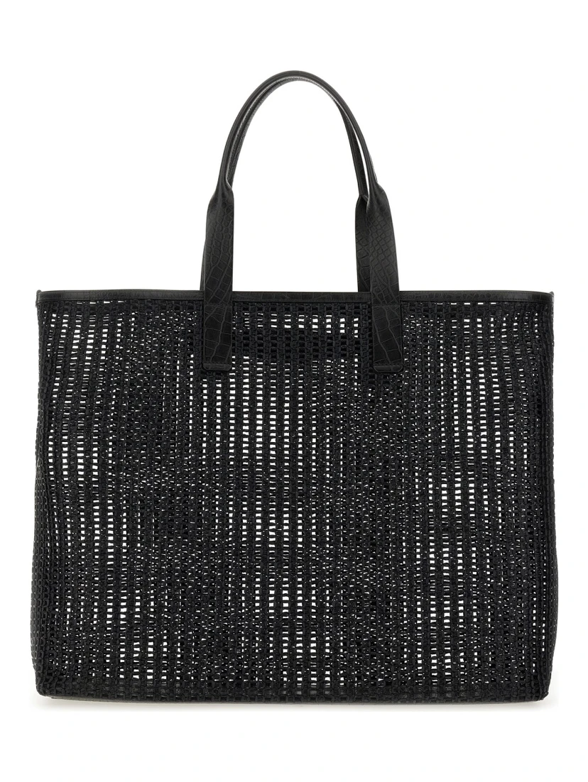 WOVEN MESH SHOPPING BAG
