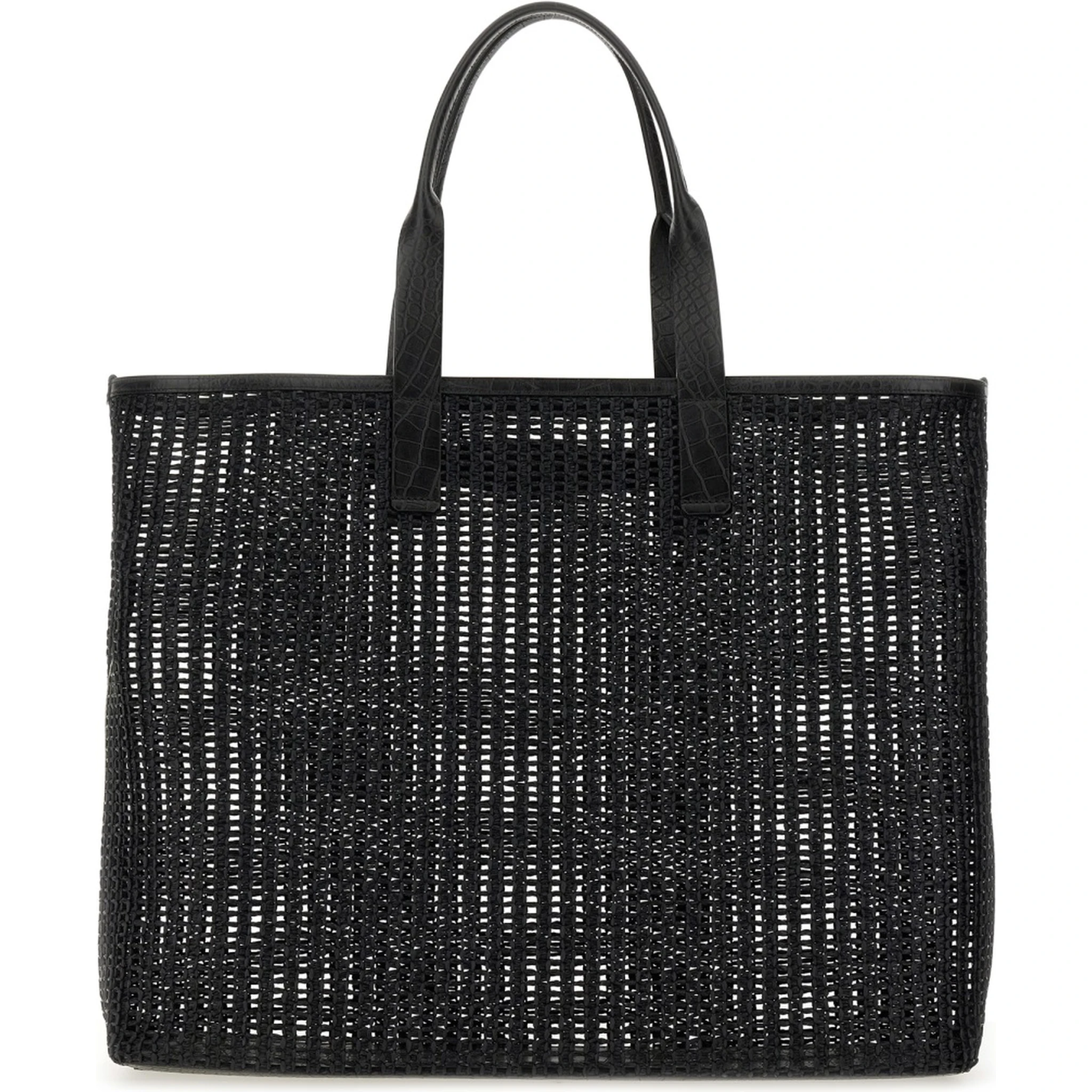 WOVEN MESH SHOPPING BAG