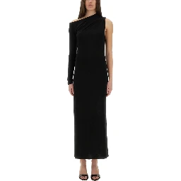 LONG ONE-SHOULDER DRESS