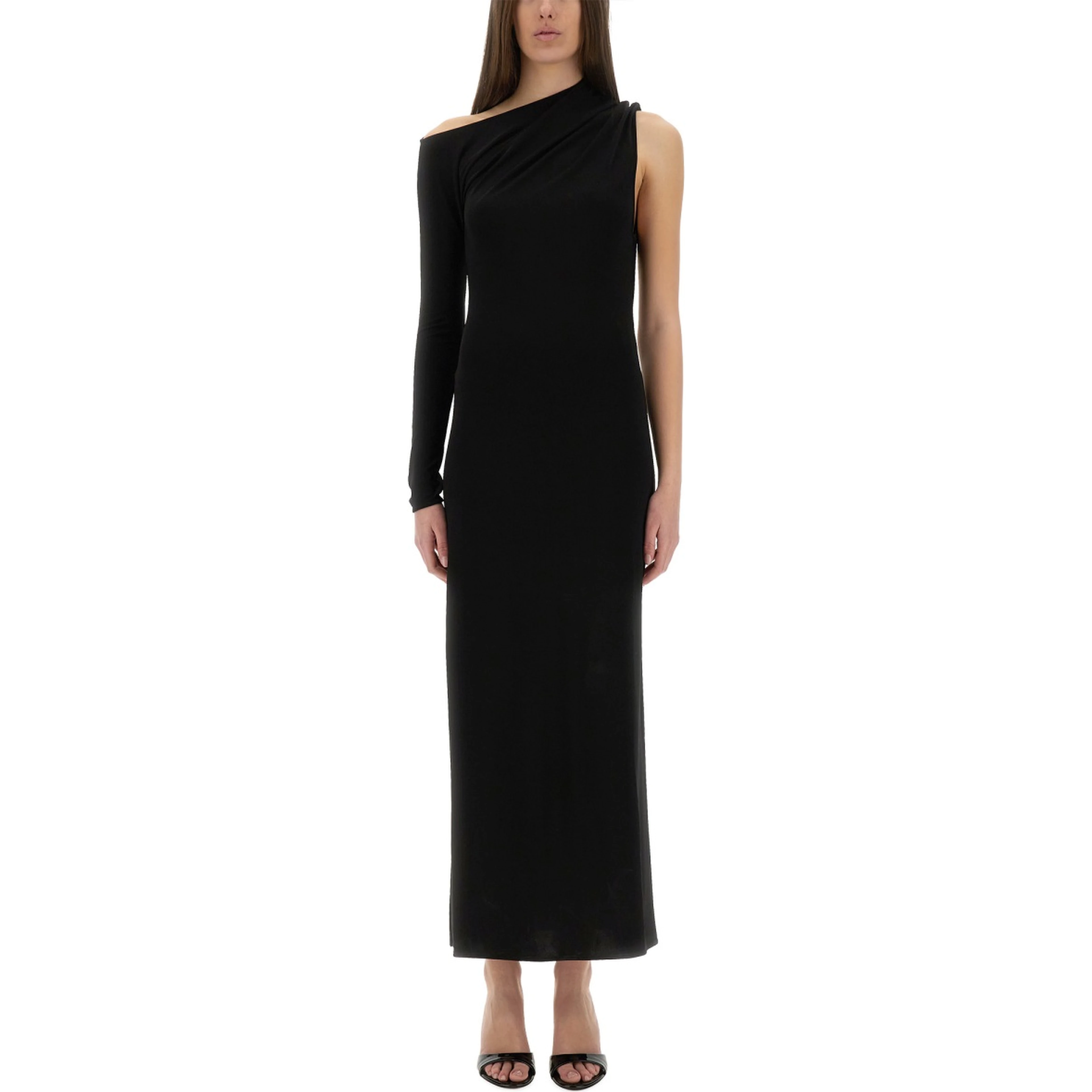 LONG ONE-SHOULDER DRESS
