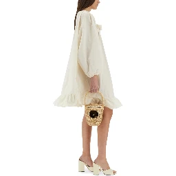 RUFFLE HEM DRESS