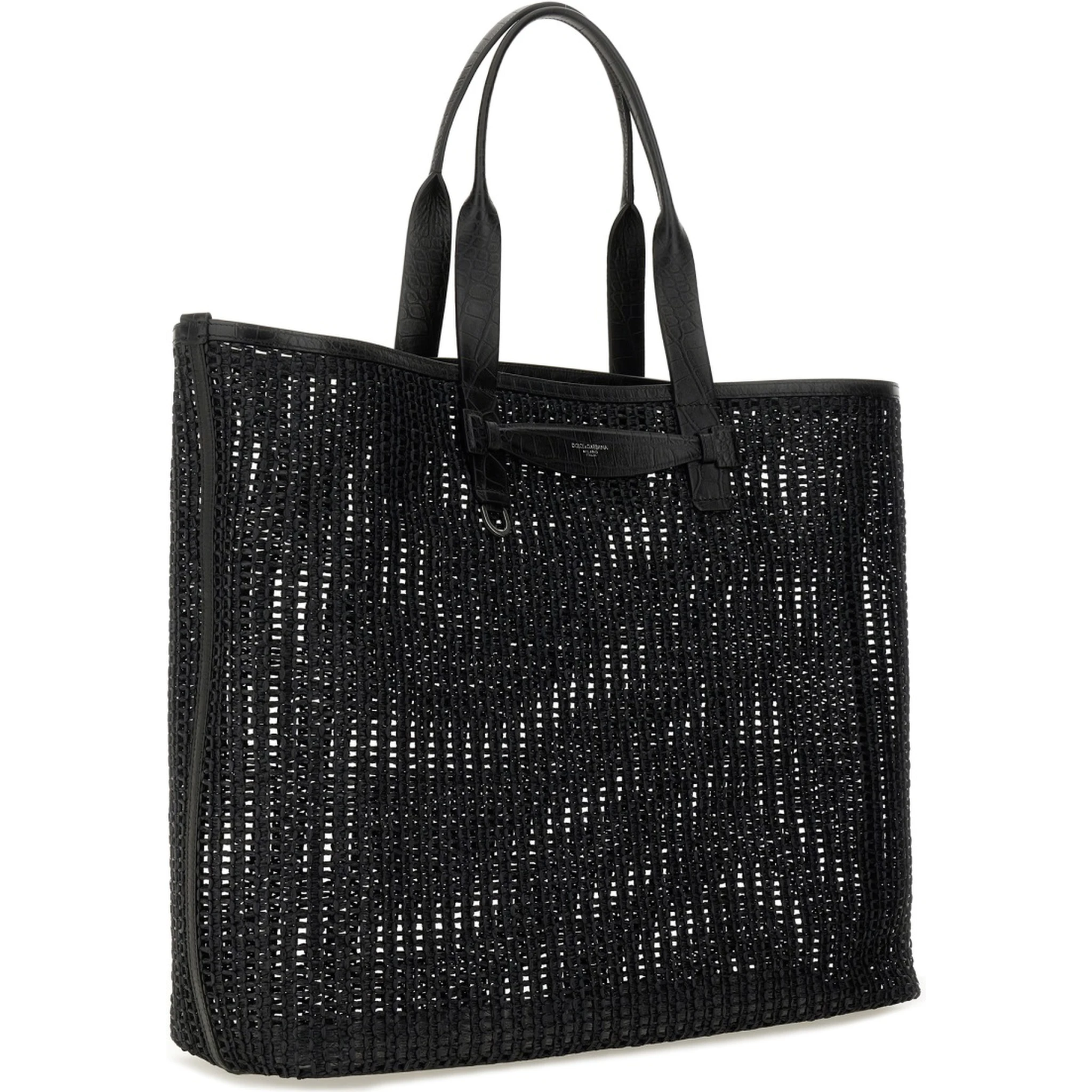 WOVEN MESH SHOPPING BAG