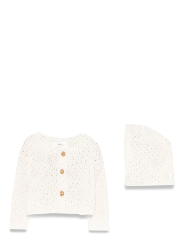 CARDIGAN SET WITH BEANIE