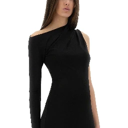 LONG ONE-SHOULDER DRESS