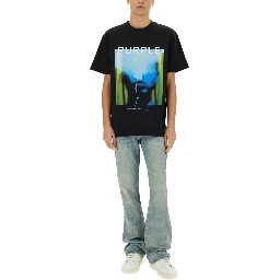 "COATED FLARE" JEANS