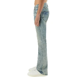 "COATED FLARE" JEANS
