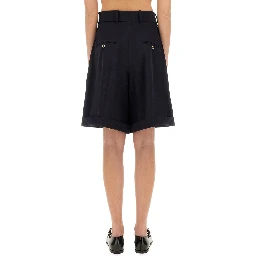 WOOL BERMUDA SHORTS