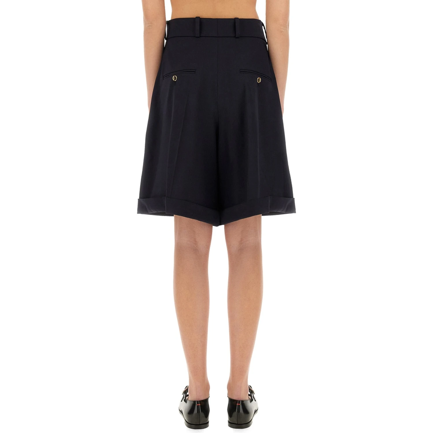 WOOL BERMUDA SHORTS