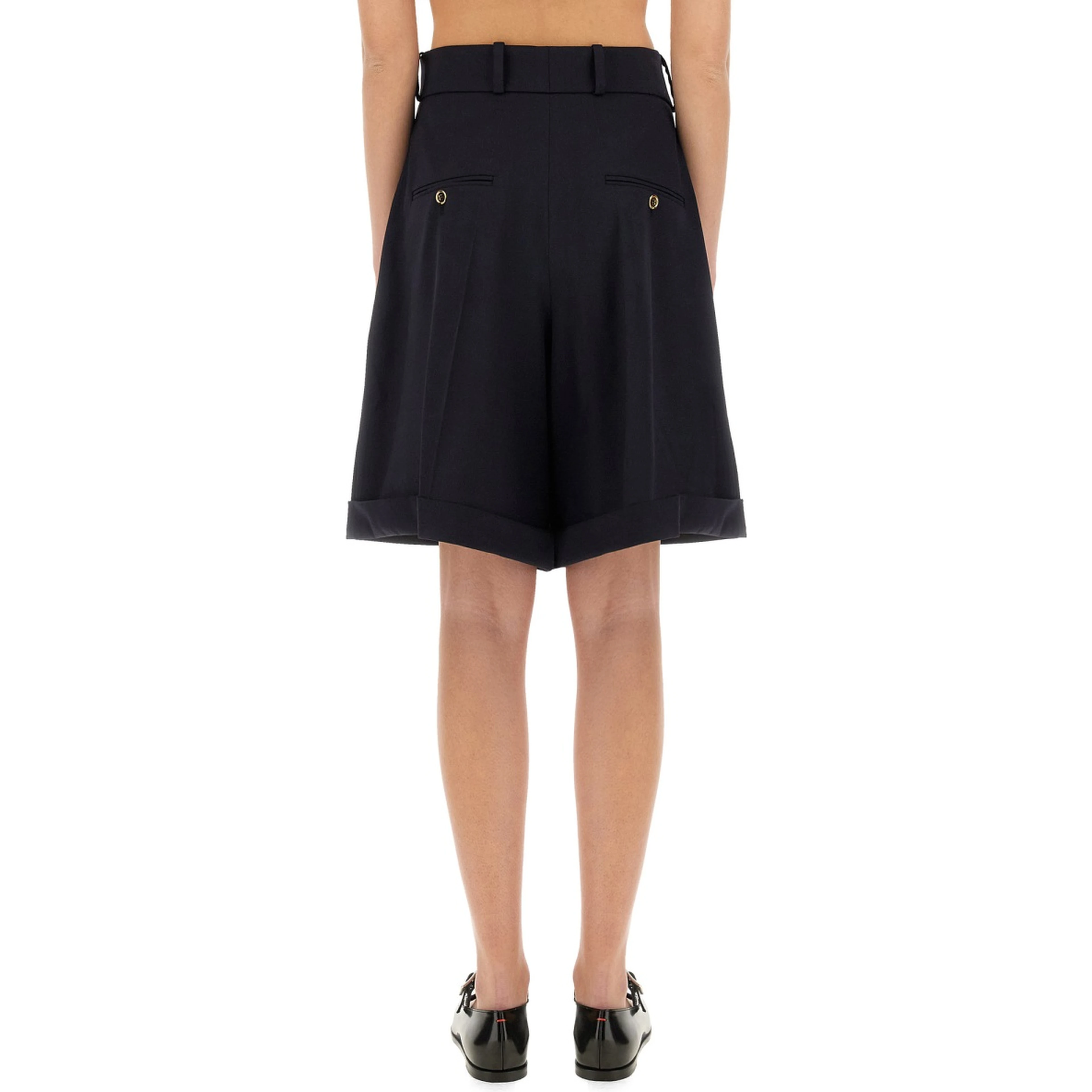 WOOL BERMUDA SHORTS