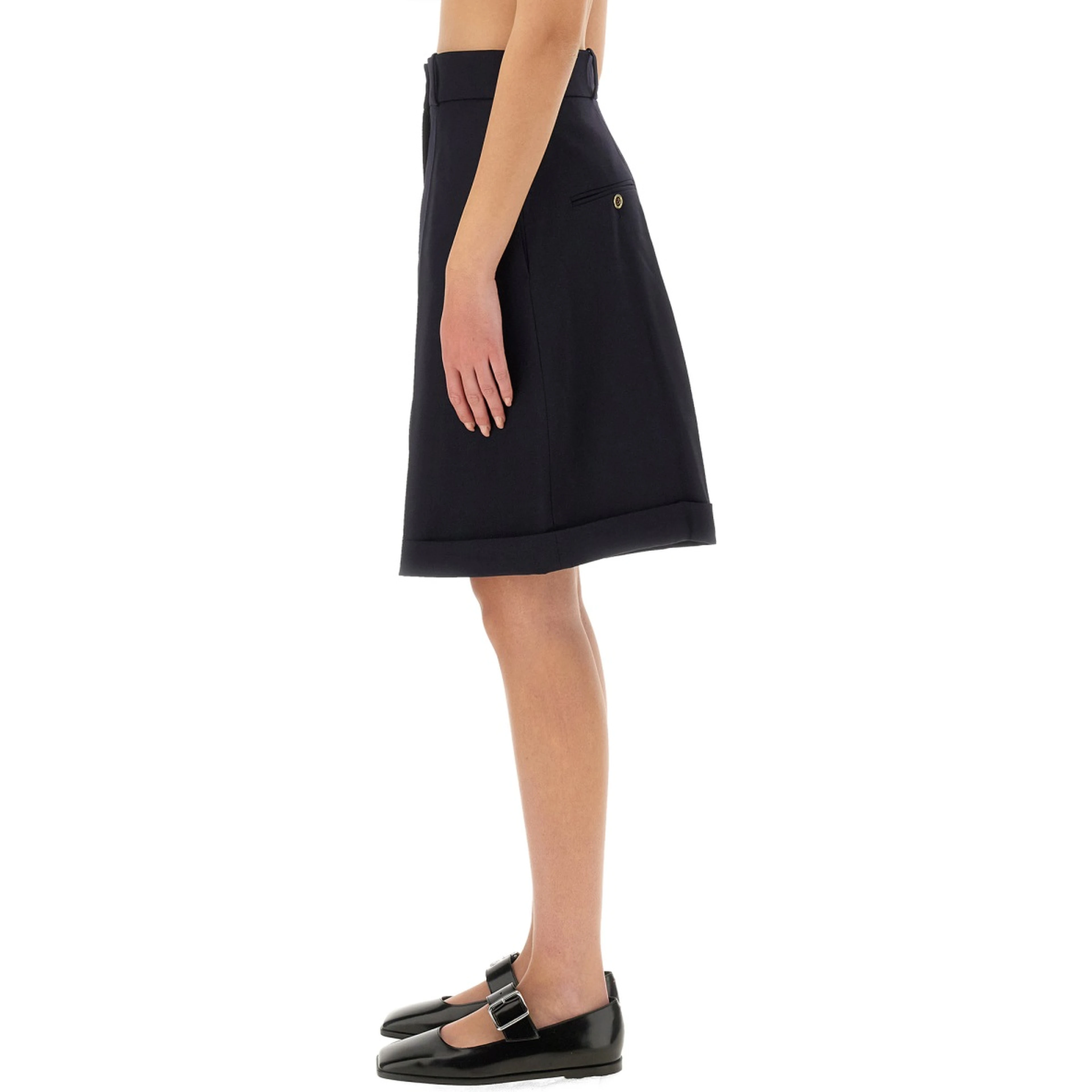 WOOL BERMUDA SHORTS