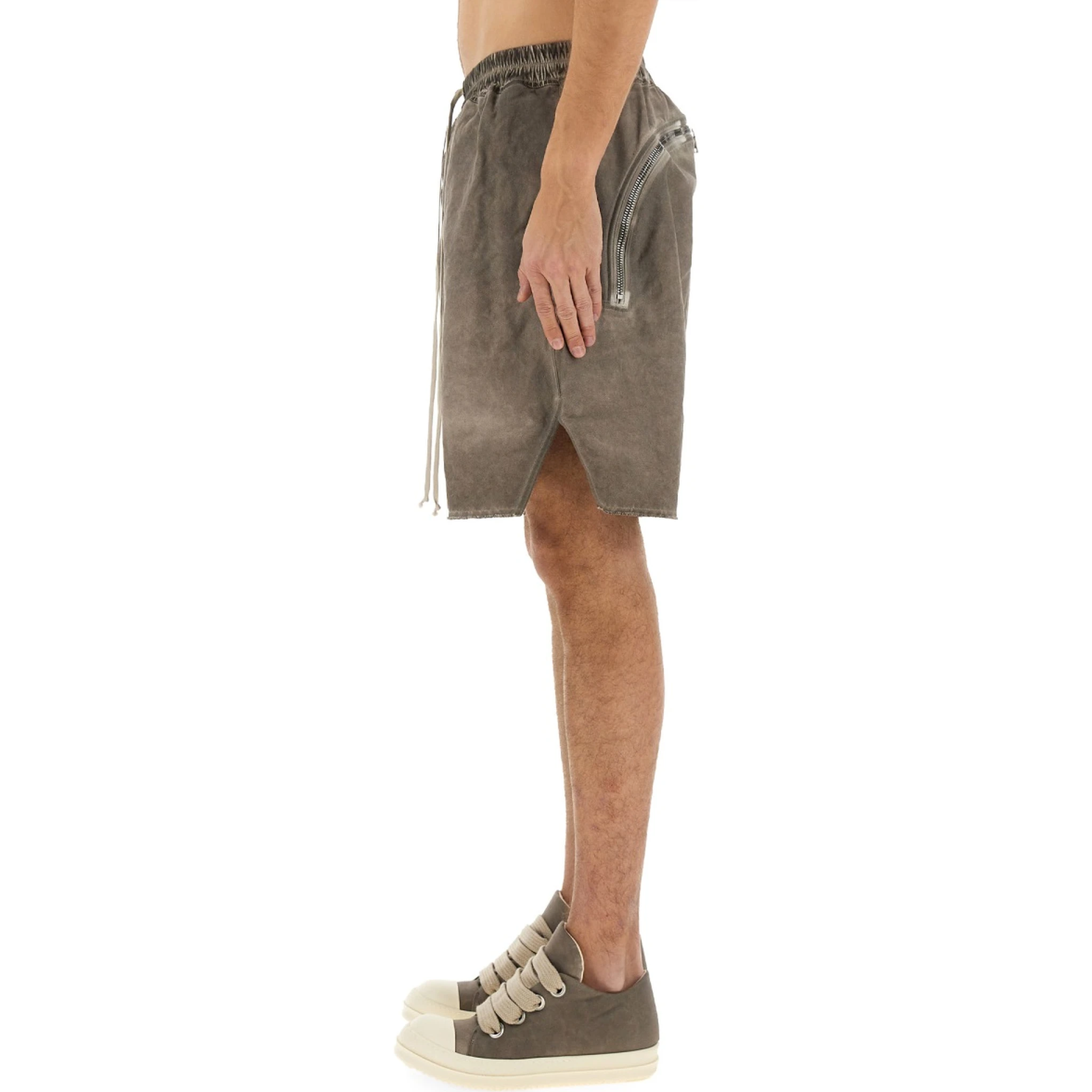 ZIPPERED BOXER SHORTS
