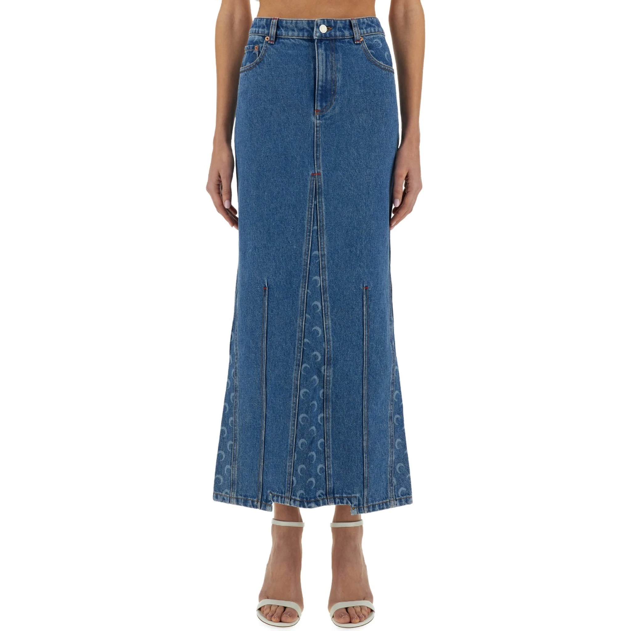 "MOON LASER" LONG SKIRT