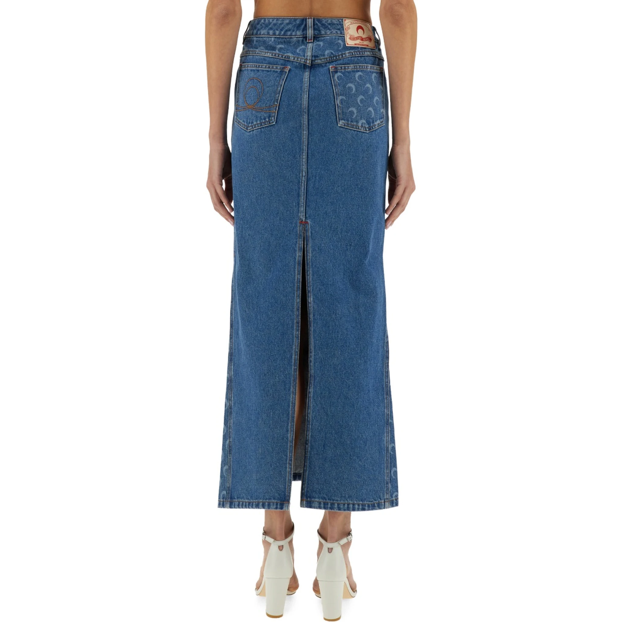 "MOON LASER" LONG SKIRT