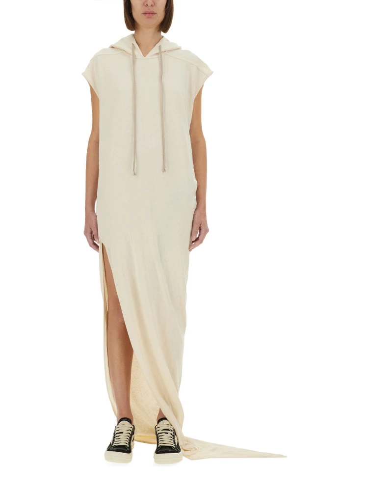 LONG DRESS WITH HOOD