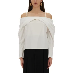 "OFF-SHOULDER" SHIRT