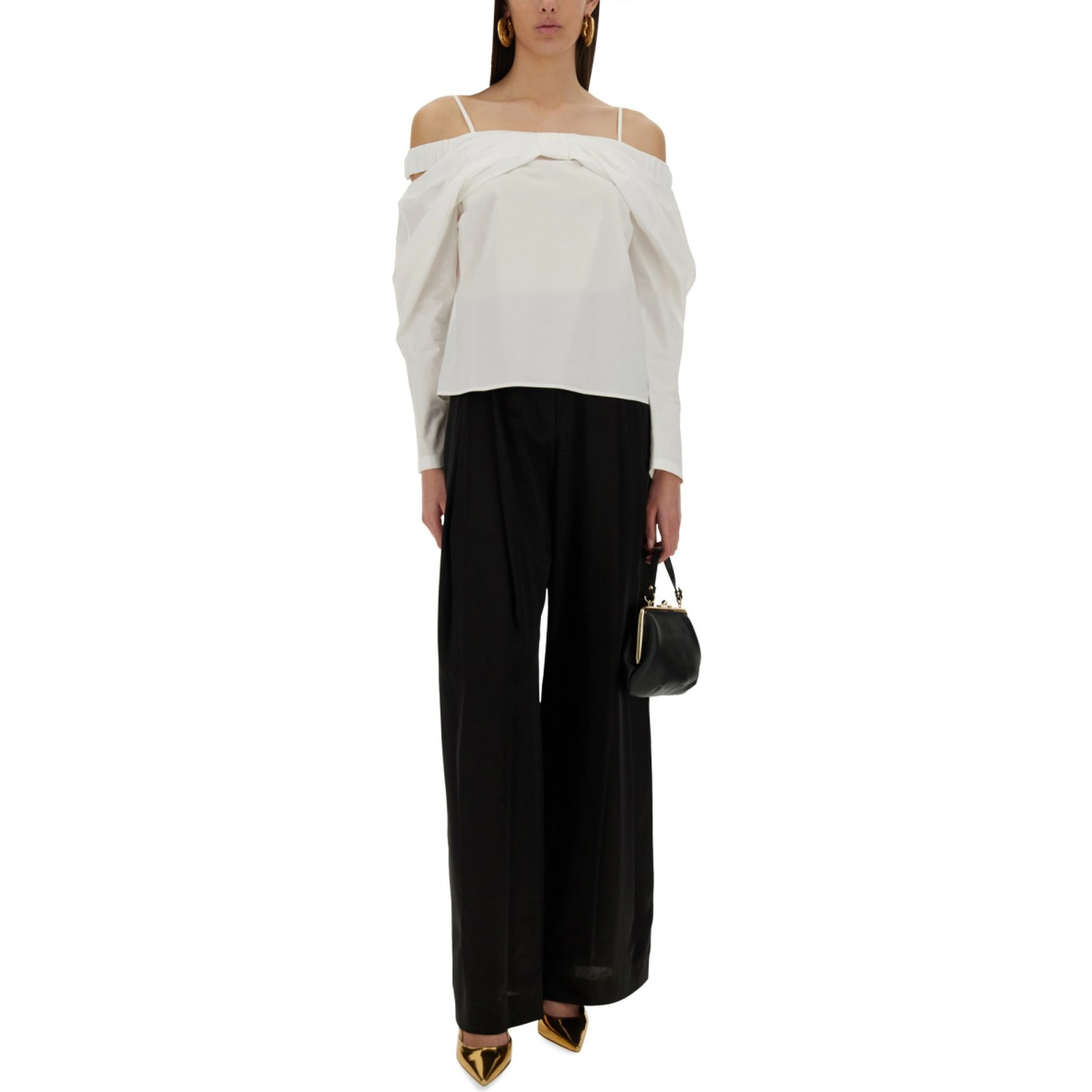 "OFF-SHOULDER" SHIRT