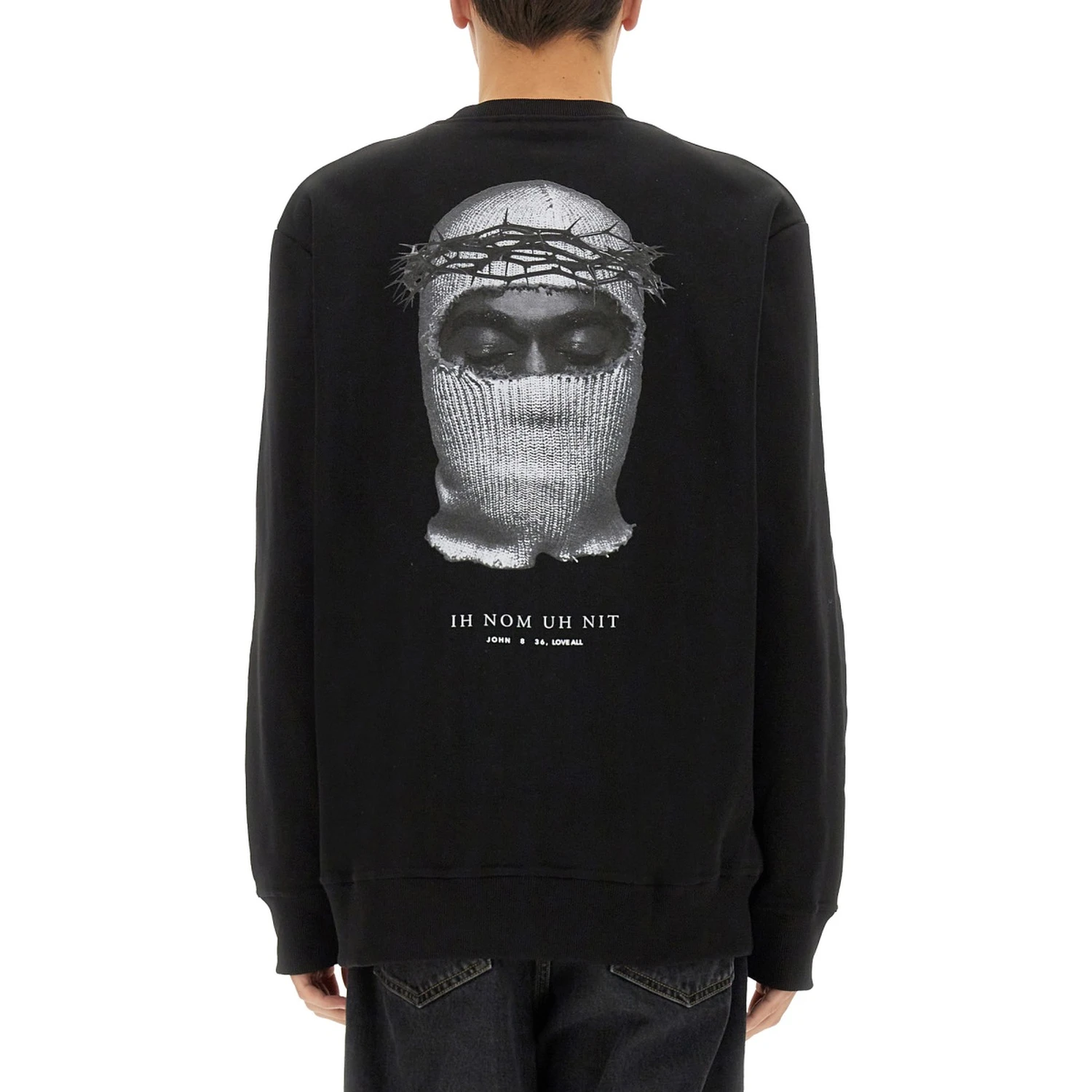 CROWN MASK PRINT SWEATSHIRT
