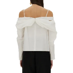 "OFF-SHOULDER" SHIRT