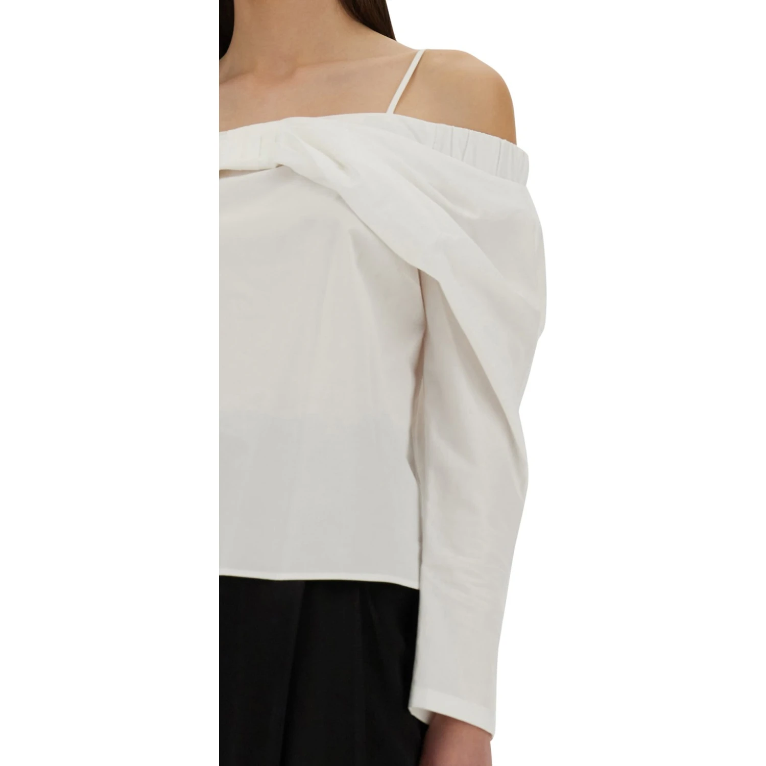 "OFF-SHOULDER" SHIRT