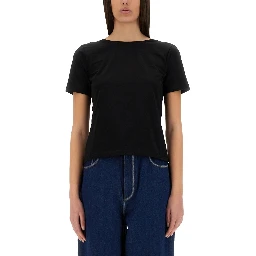 T-SHIRT WITH BACK NECKLINE