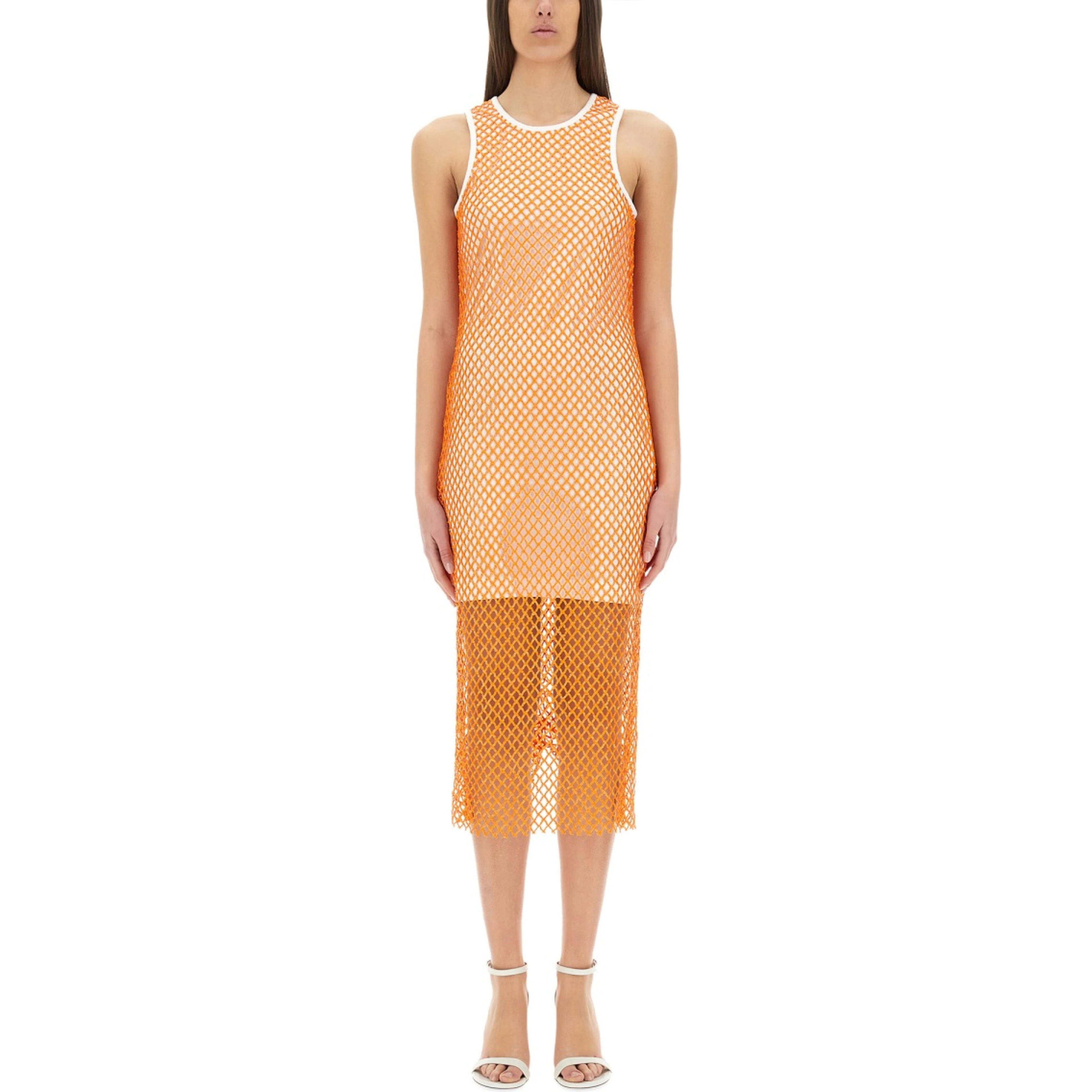 MESH AND SEQUIN DRESS
