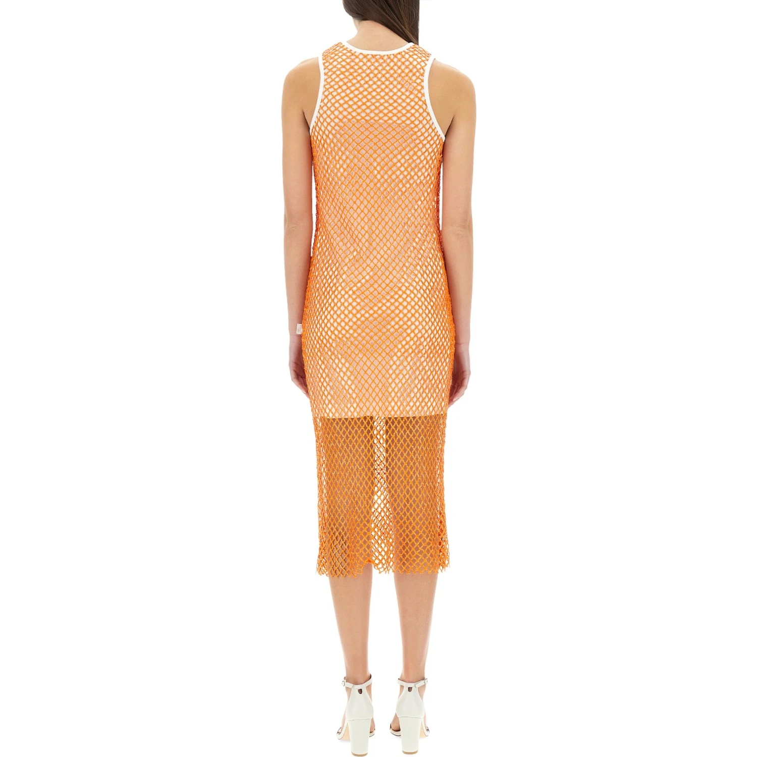 MESH AND SEQUIN DRESS