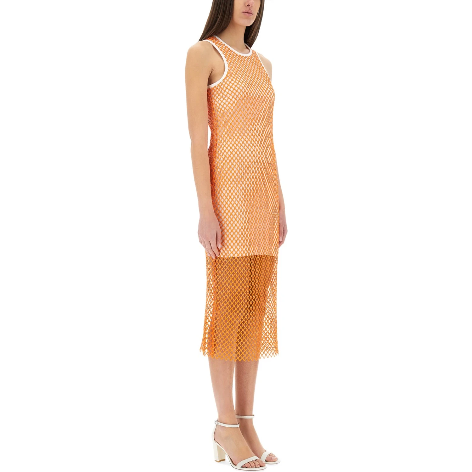 MESH AND SEQUIN DRESS