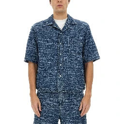 DENIM BOWLING SHIRT