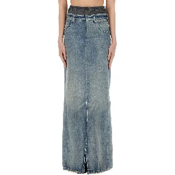 DENIM SKIRT "ANONYMITY OF THE LINING"