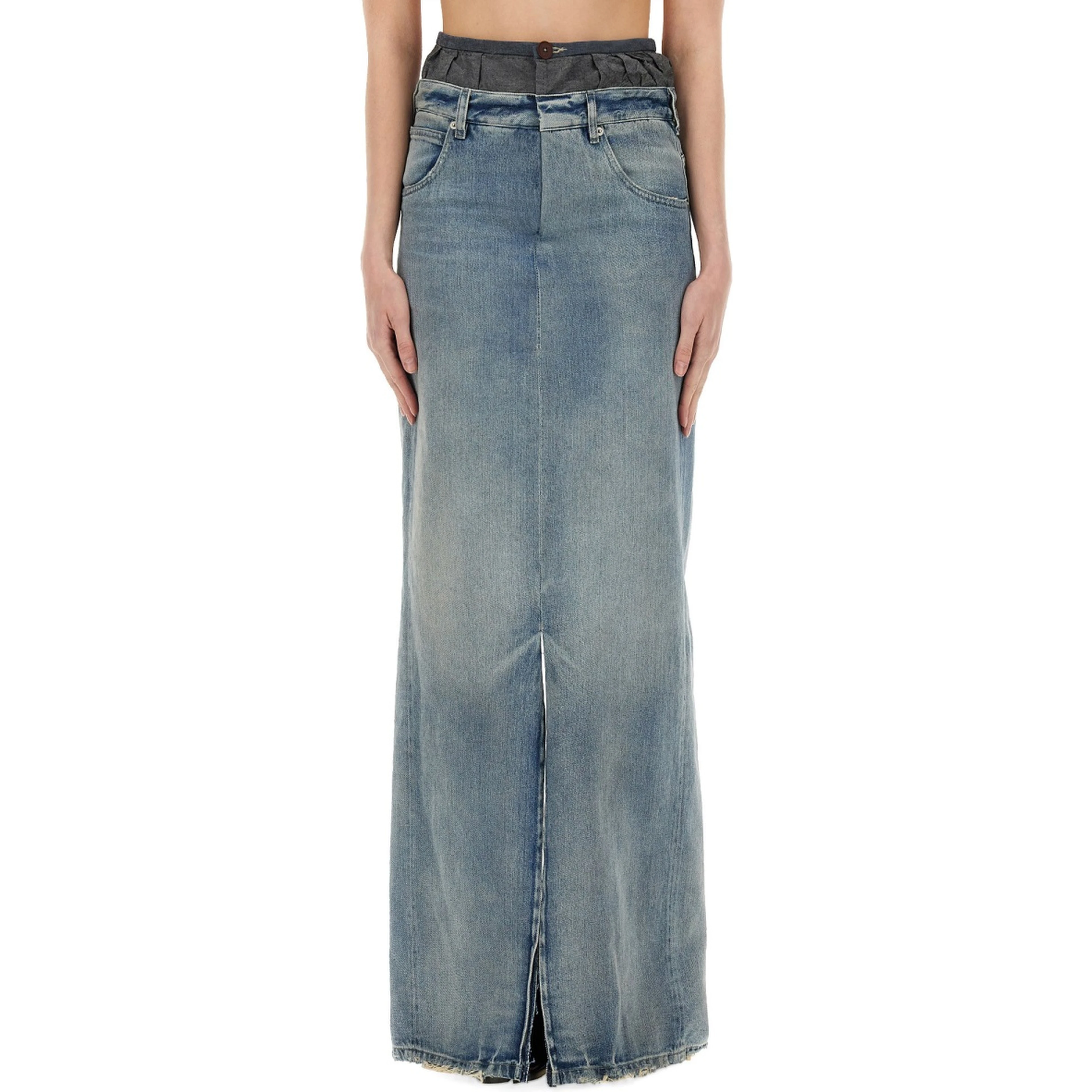 DENIM SKIRT "ANONYMITY OF THE LINING"