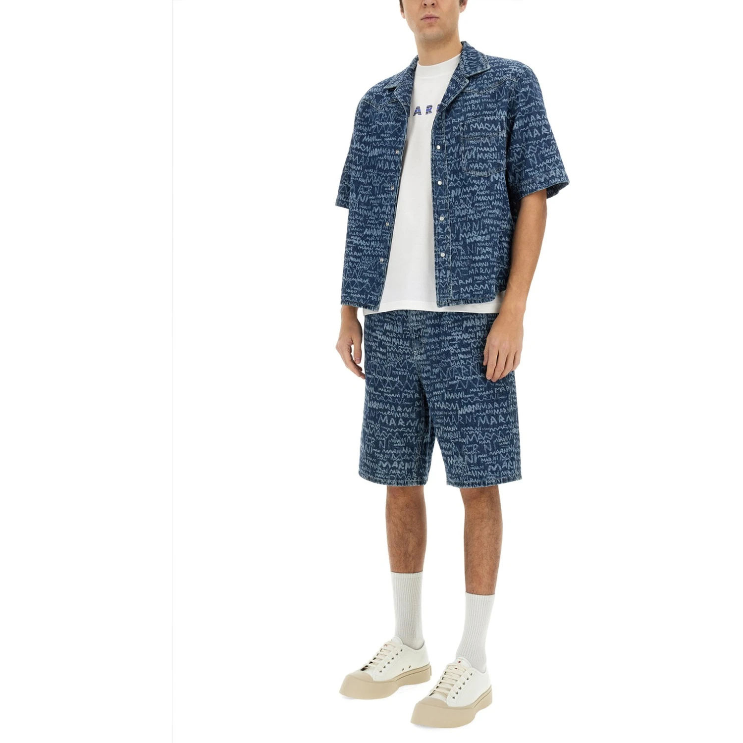 DENIM BOWLING SHIRT